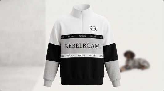 RebelRoam 3/4 zip jumper